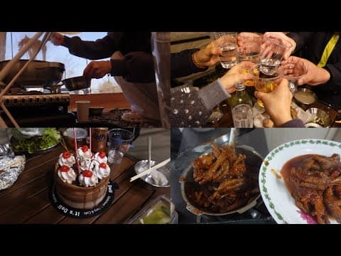 주부 일상 브이로그 | 생일날 온 가족 모두 함께 캠핑한 날