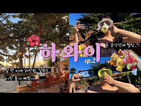 🇱🇷HAWAii VLOG🌺 “하와이 물가 직접 겪어보니… 진짜 충격인데..?”🙄 미친 물가 체험기..💸 하와이 인기스팟 & 필수 코스 도장 깨고 온 여행, 불꽃놀이 명당🎆