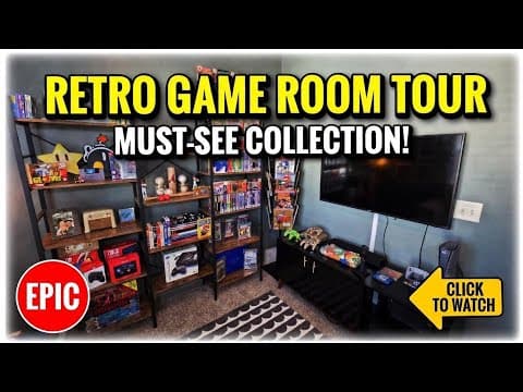 HIGHLY Curated Game Collection & Almost Complete N64 Set! | Game Room Tour