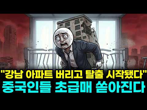 "강남 아파트 싹쓸이하던 중국인들 다 도망갔다" 기를 쓰고 한국 부동산에서 도망치는 진짜 이유