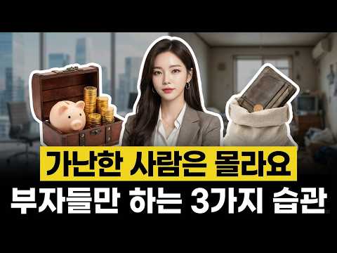 0.9% 부자는 이 3가지만 합니다, 나머지는 안 해요 | 경제 애니메이션