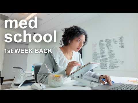 first week back at med school 🩺 lots of studying, lectures & getting back into routine