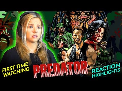 Mia terrified by PREDATOR (1987) Movie Reaction FIRST TIME WATCHING [Reissue]