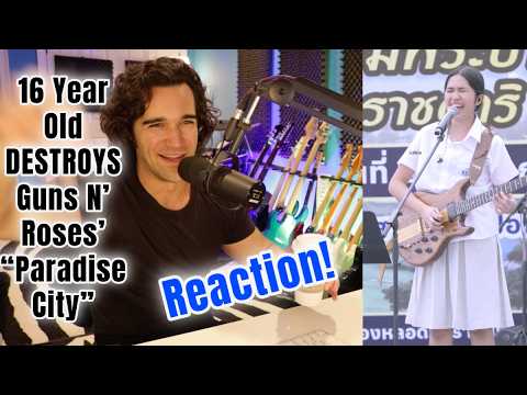 16 Year Old Guitarist DESTROYS Guns N’ Roses’ “Paradise City” | Reaction!
