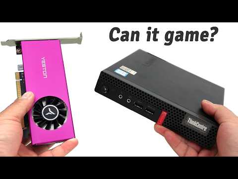 Lenovo M910x: i7-7700T + Yeston RTX 3050: Can it game?