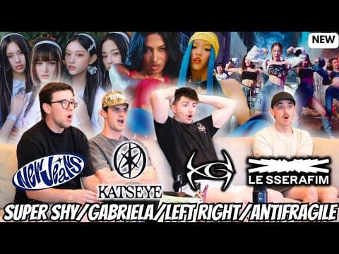 Americans FIRST Reaction to KPop Girl Groups Katseye, New Jeans, XG and Le Sserafim Songs
