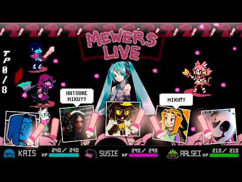 YouTubers React to HATSUNE MIKU in DELTARUNE Chapter 5